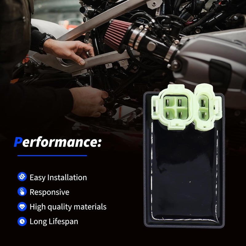 OXCANO 6 Pin AC CDI BOX Replacement for GY6 49cc 50cc 70cc 90cc 125cc 150cc ATV Taotao Roketa Sunl Scooter Moped Go Kart Dune Buggy Motorcycle 4 Wheeler Quad Bikes Parts - Image 3